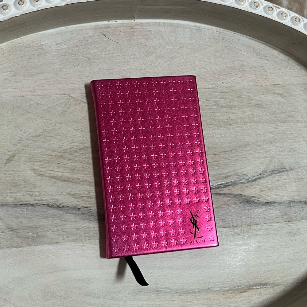 YSL beauty  Pink Embossed Notebook